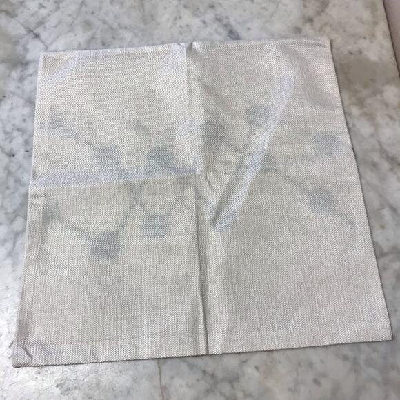 70s Art Deco vibe on geometric linen accent throw pillow cover NEW 18" x 18" - Picture 6 of 10